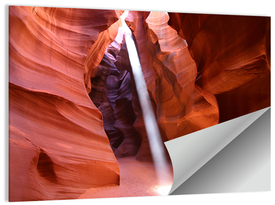 Antelope Canyon Light Beam Wall Art