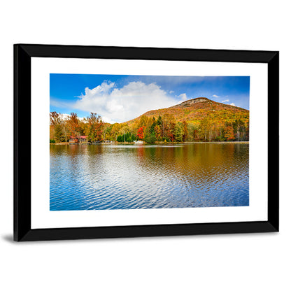 Yonah Mountain Lake View Wall Art