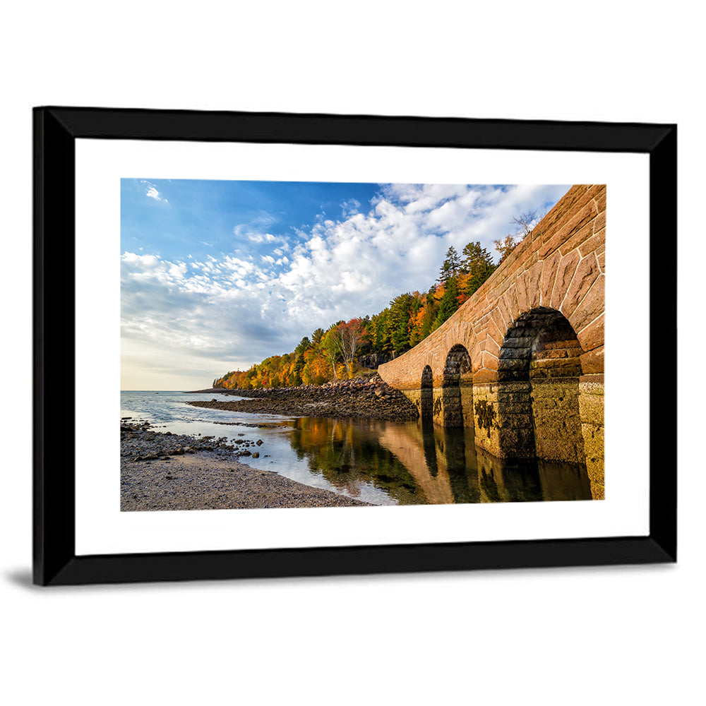 Ells Pier Stone Bridge Wall Art