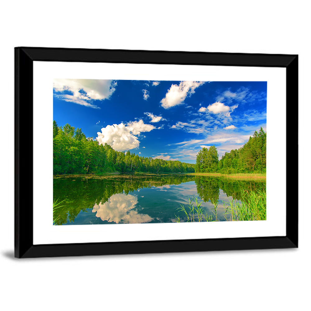 Kurtna Lake Reflection Wall Art