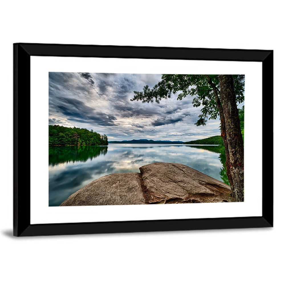 Lake Jocassee Reflections Wall Art