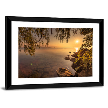 Simcoe Lake Golden Hour Wall Art