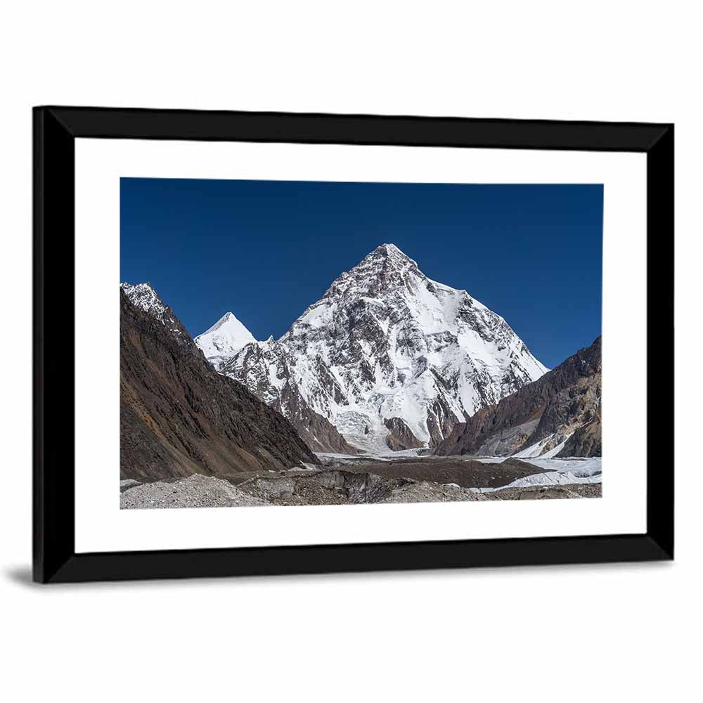 K2 Snow-capped Peak Wall Art