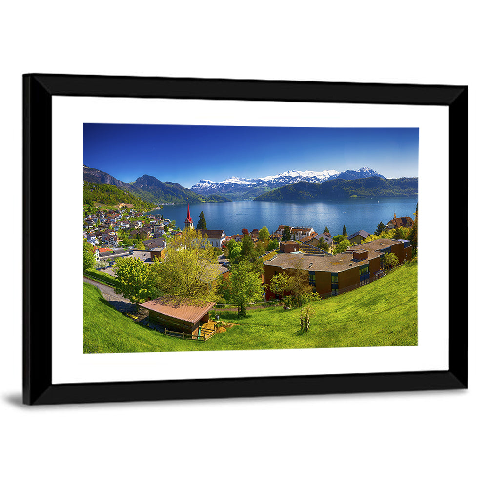 Lake Lucerne, Weggis Wall Art