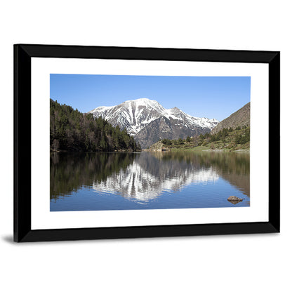 Pyrenees Lake Reflection Wall Art
