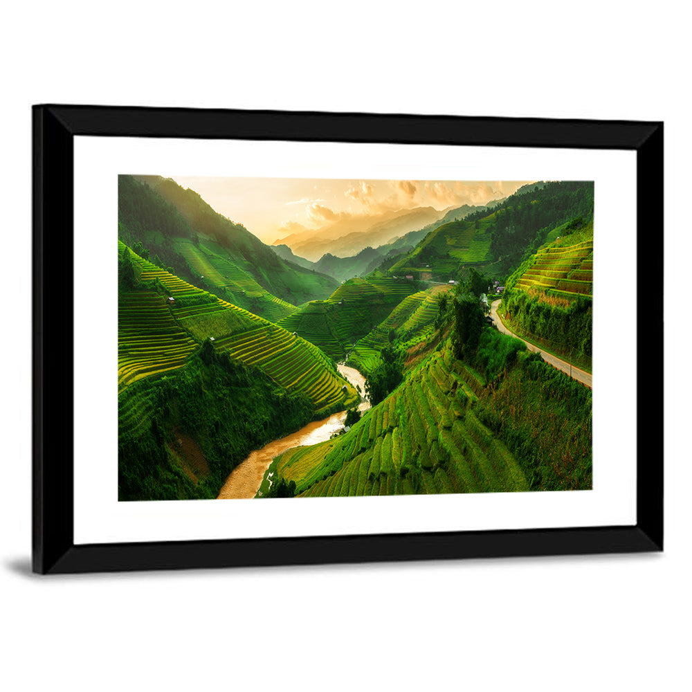 Mu Cang Chai Rice Terraces Wall Art