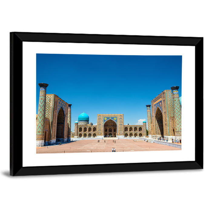 Registan Square, Samarkand Wall Art as a framed print