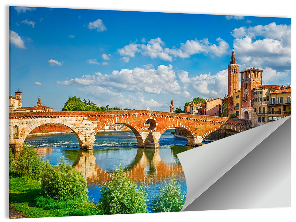 Ponte Pietra, Verona Wall Art