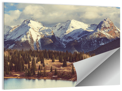 Snow-capped Colorado Rockies Wall Art