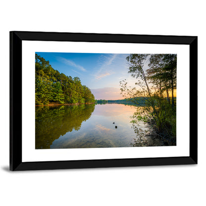 Lake Norman Golden Reflections Wall Art