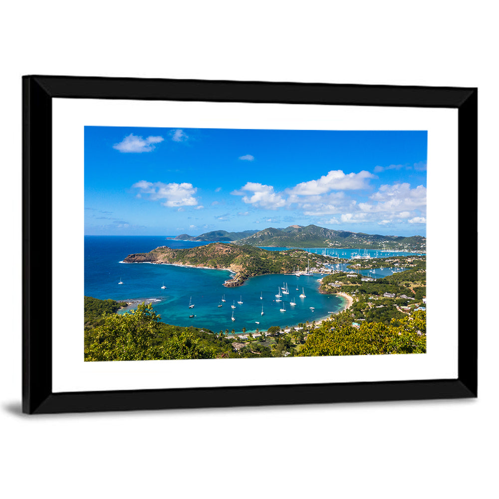 Shirley Heights Harbour View Wall Art
