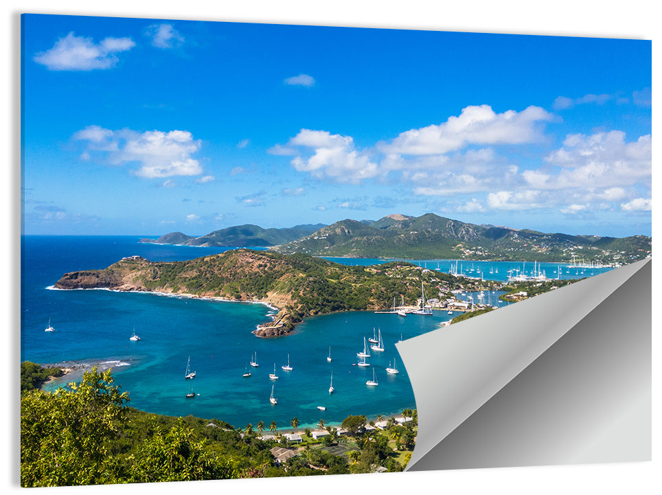 Shirley Heights Harbour View Wall Art