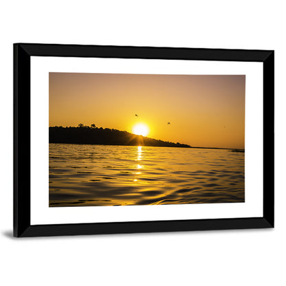 Bhopal Lake Sunset Wall Art