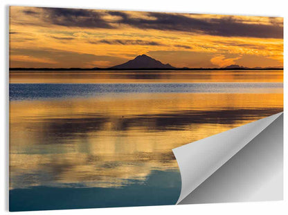 Mt Redoubt and Skilak Lake Wall Art