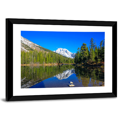 Grand Teton Reflection at Jenny Lake Wall Art
