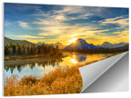 Oxbow Bend Sunrise Wall Art