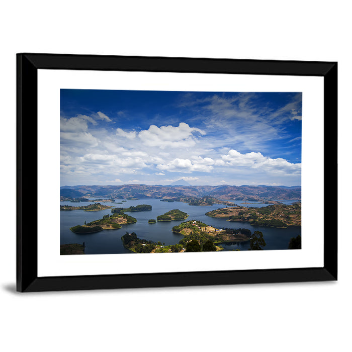Lake Bunyonyi Wall Art as a framed print