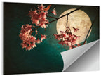 Moonlit Sakura Blossoms Wall Art