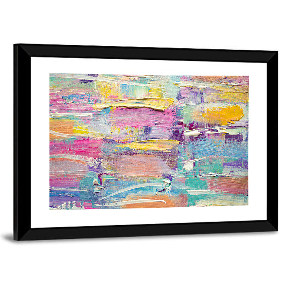 Rough Board Brushstrokes Wall Art