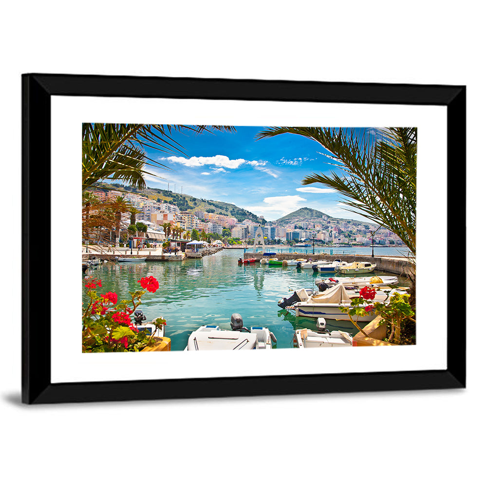 Saranda Harbor View Wall Art