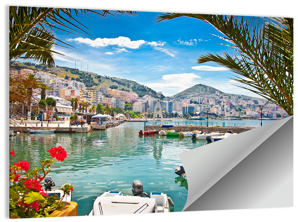 Saranda Harbor View Wall Art