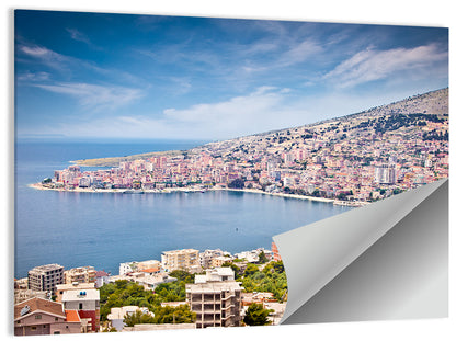 Saranda Bay Cityscape Wall Art