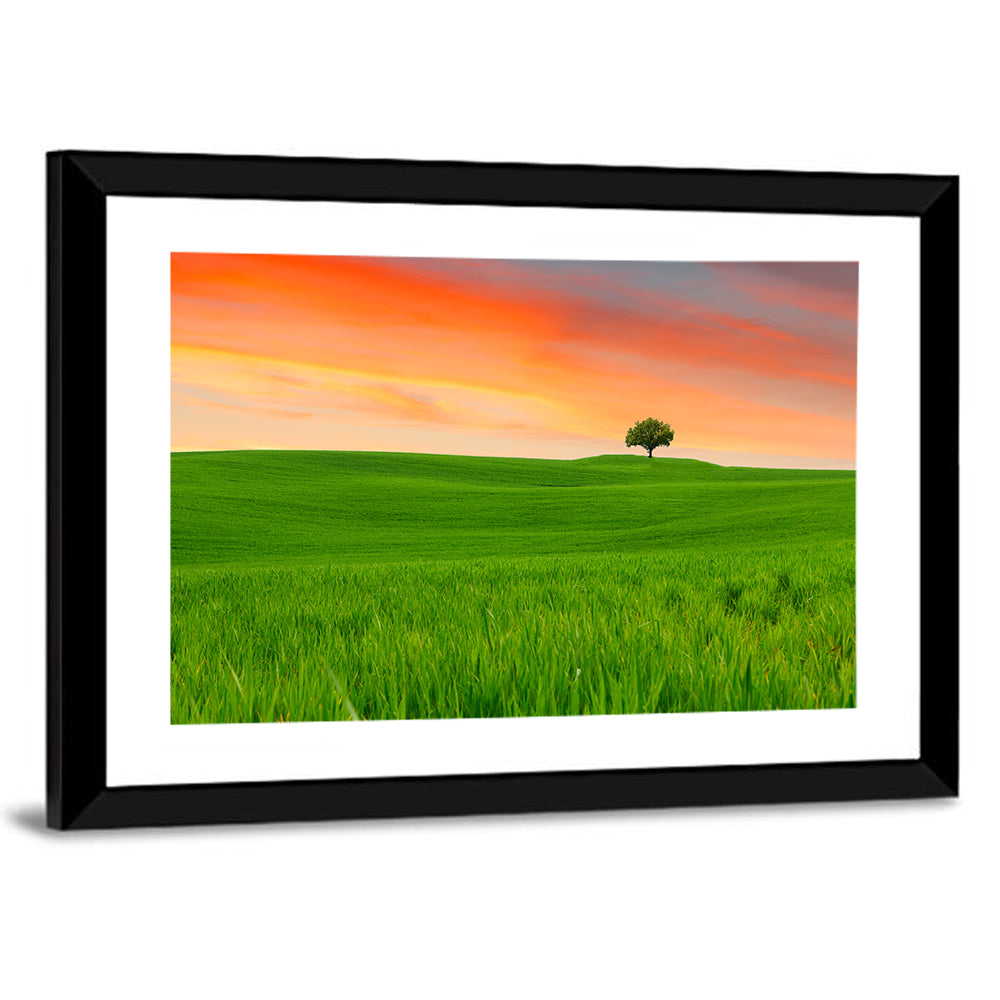 Tuscany Sunset Hills Wall Art