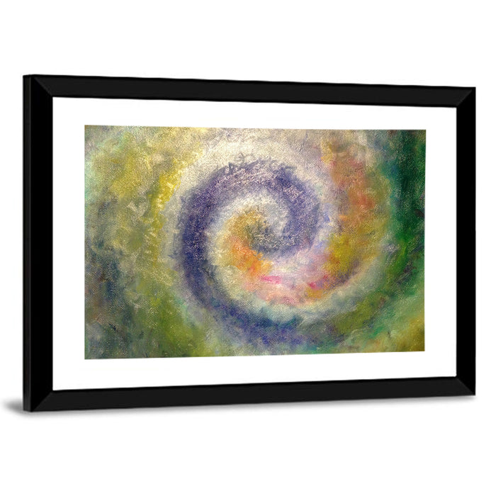 Spiral Golden Ratio Wall Art as a framed print
