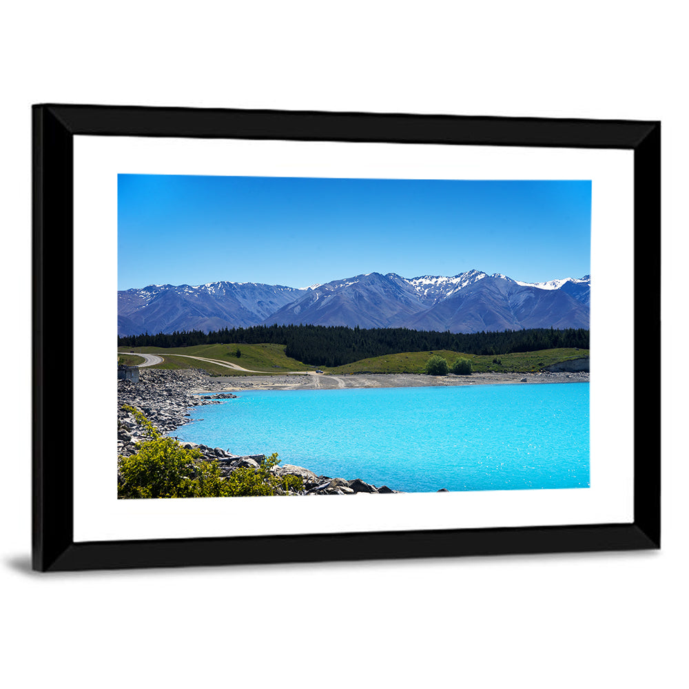 Lake Pukaki Turquoise View Wall Art