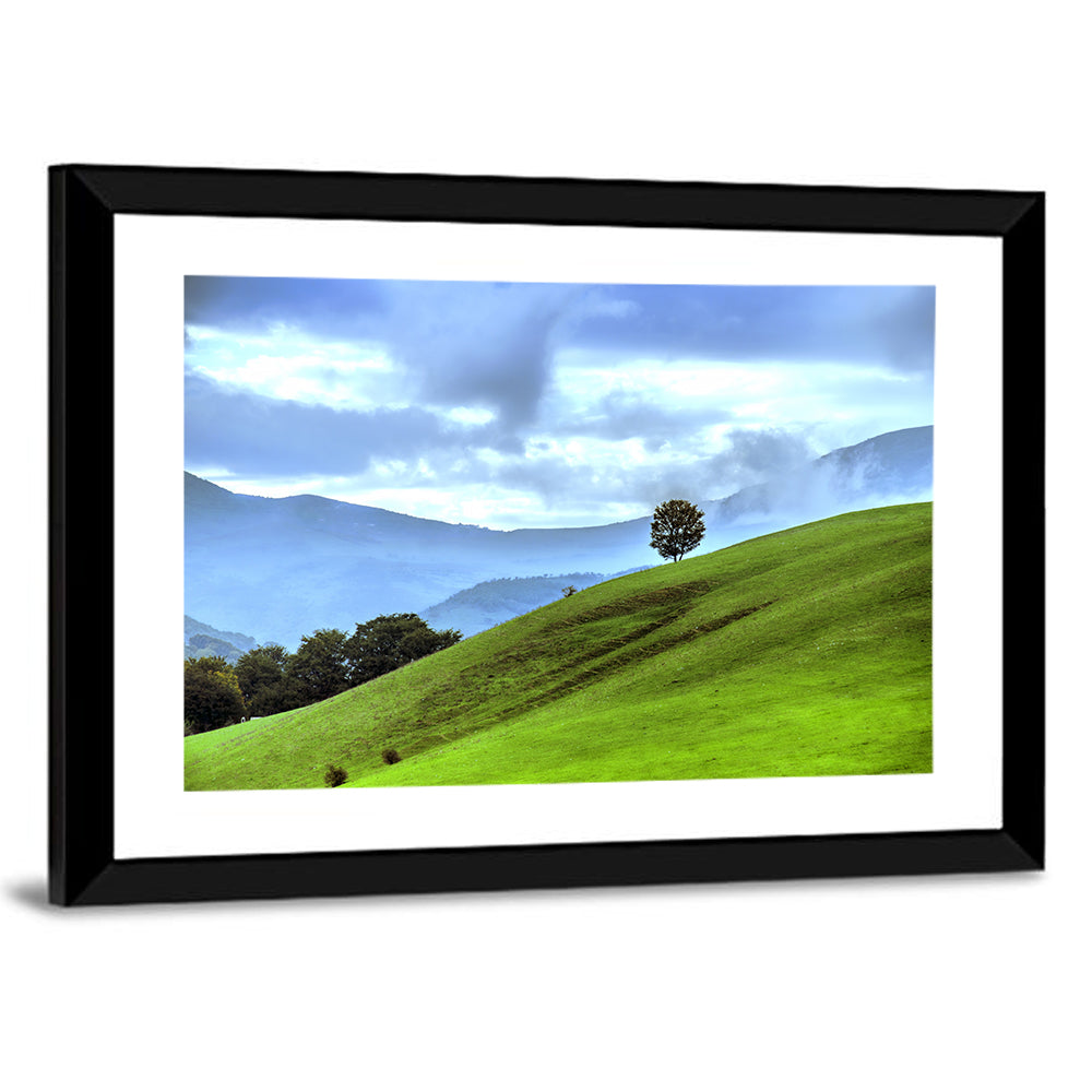 Talish Hillside with Lone Tree Wall Art