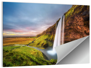 Seljalandsfoss Waterfall Wall Art