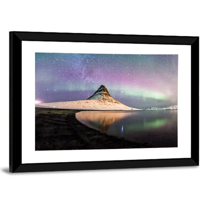 Kirkjufell Under the Milky Way Wall Art