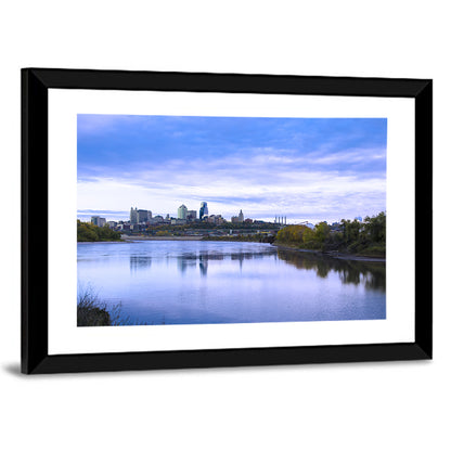 Kansas City Skyline at Dusk Wall Art