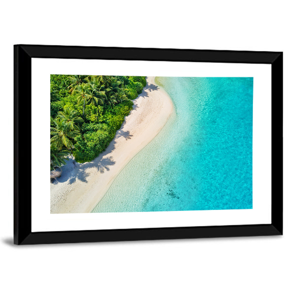 Secluded Tropical Beach Wall Art