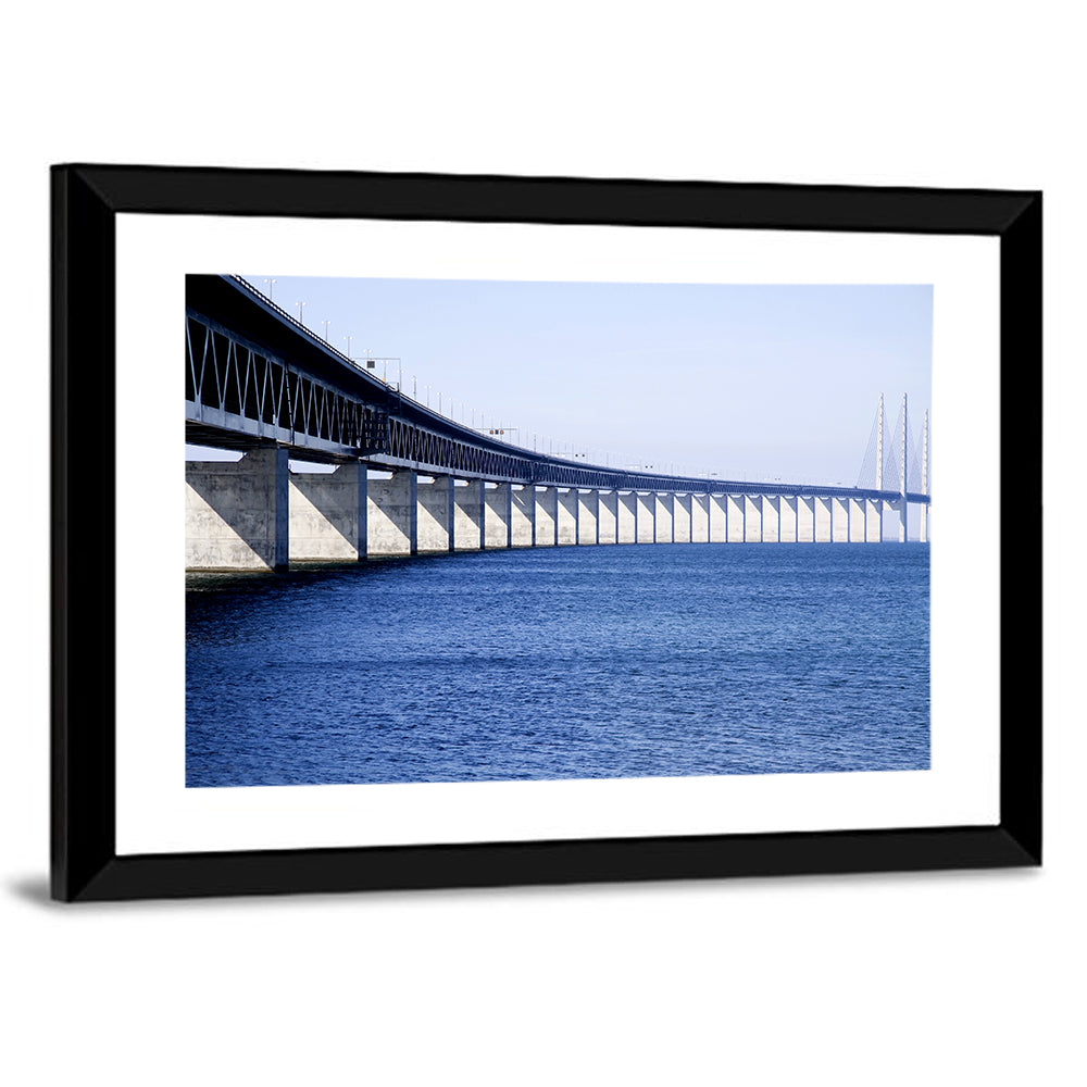 Oresund Bridge Perspective Wall Art