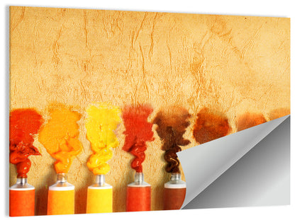 Impasto Paint Tubes Wall Art