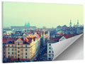 Prague Rooftops with St. Vitus Cathedral Wall Art