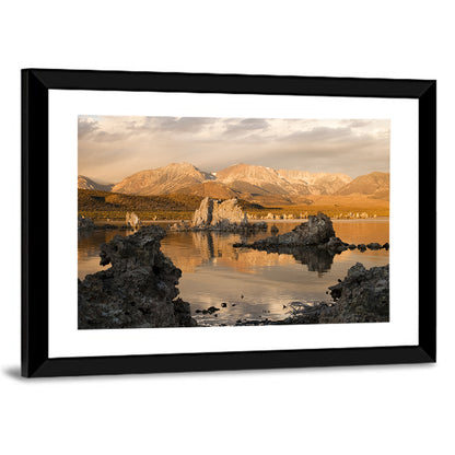 Mono Lake Tufa at Golden Hour Wall Art