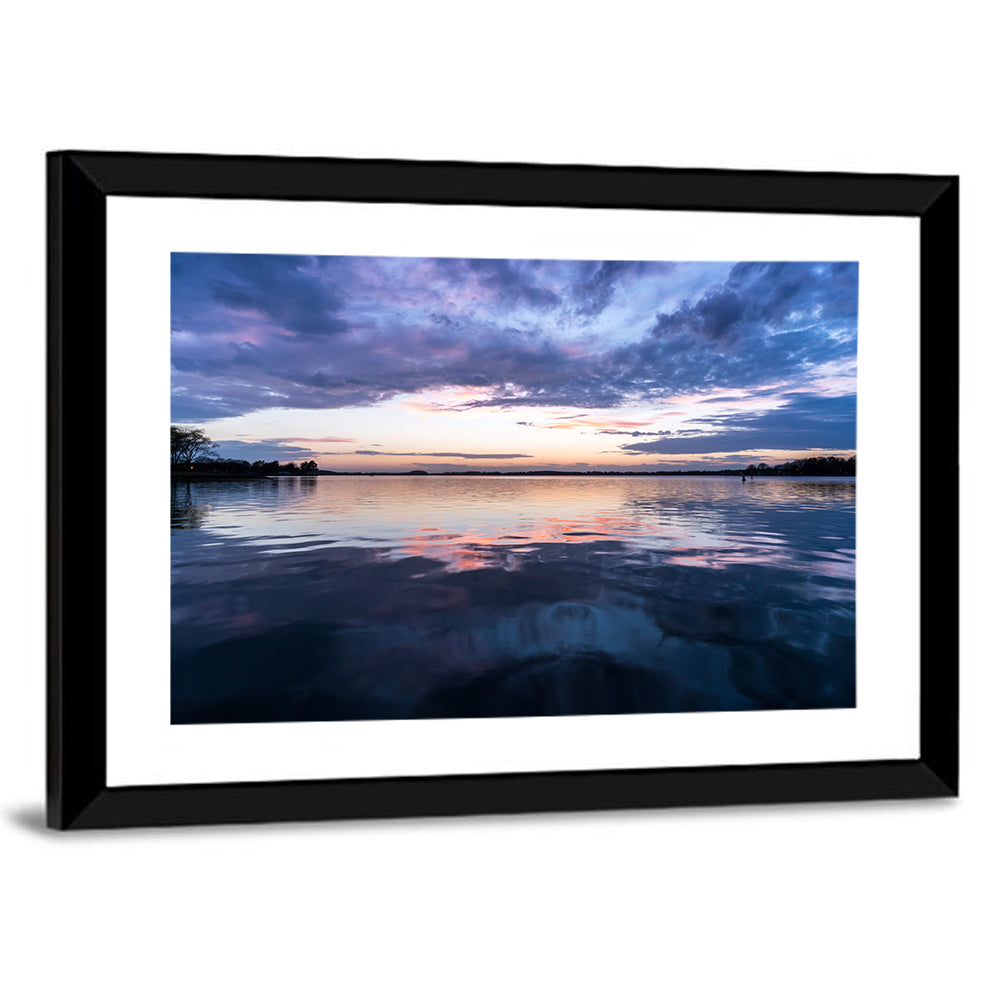 Lake Norman Sunset Reflection Wall Art