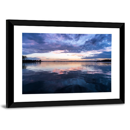 Lake Norman Sunset Reflection Wall Art