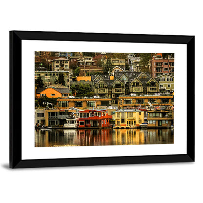 South Lake Union Reflections Wall Art
