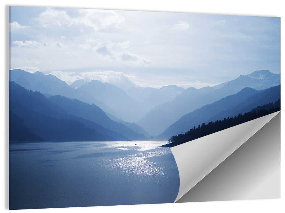 Xinjiang Lakeshore Serenity Wall Art