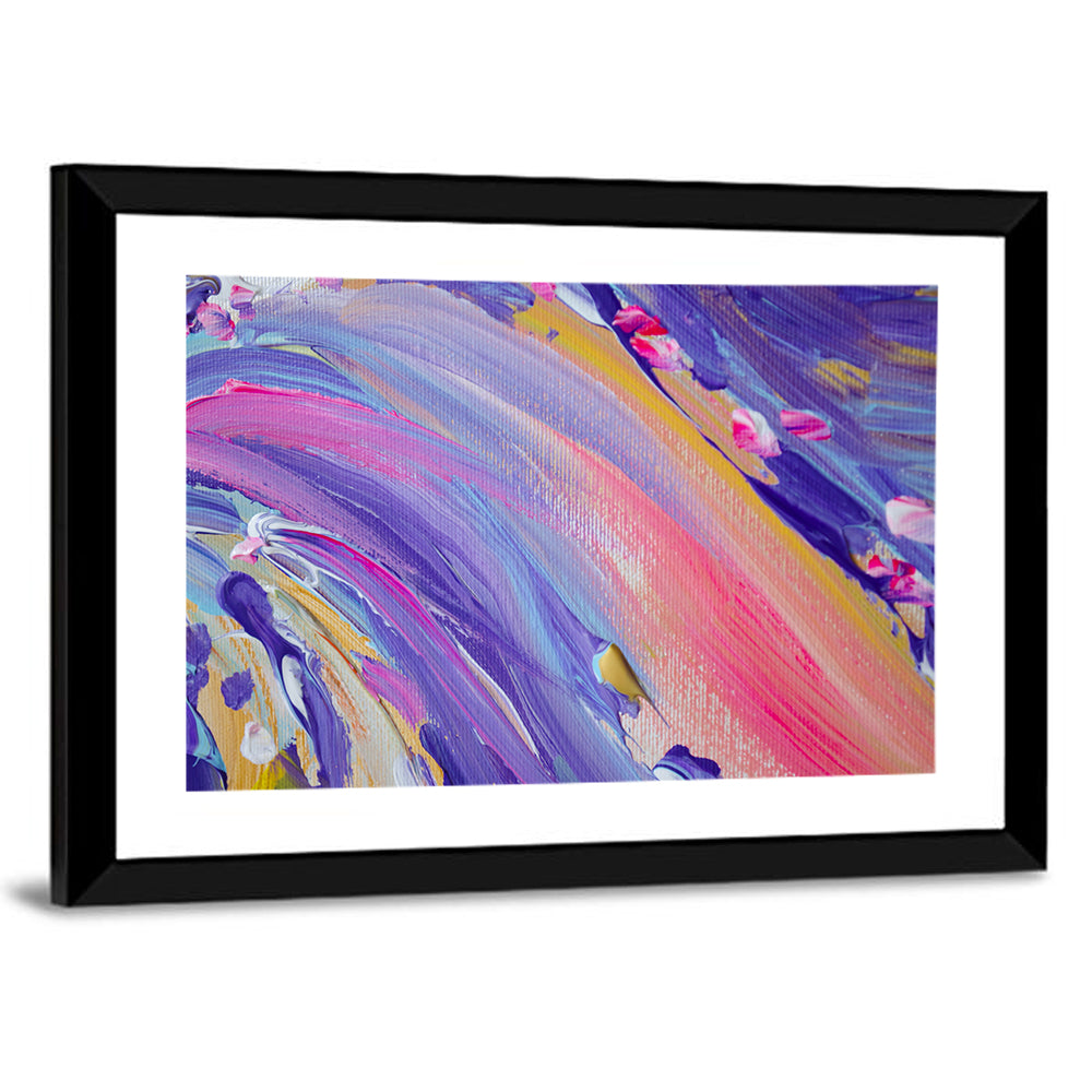 Sliding Hill Brushstrokes Wall Art
