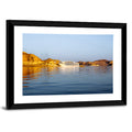 Lake Nasser Cruise Ship at Golden Hour Wall Art