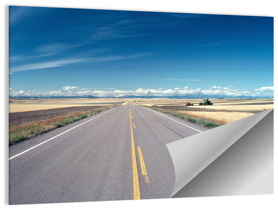 Infinite Road Montana Wall Art