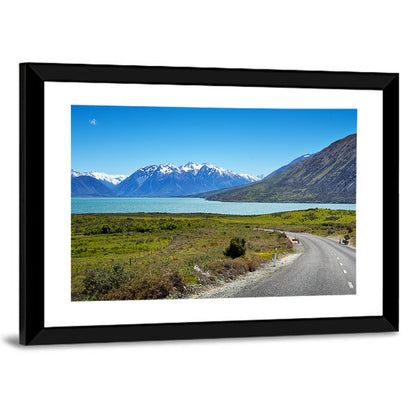 Winding Road at Lake Ohau Wall Art