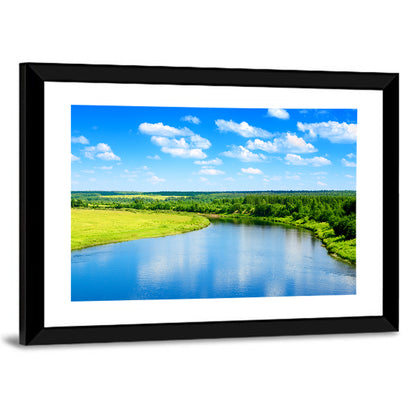 Blue River Meadow Wall Art
