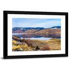 Kamloops Lake Mountain Reflection Wall Art