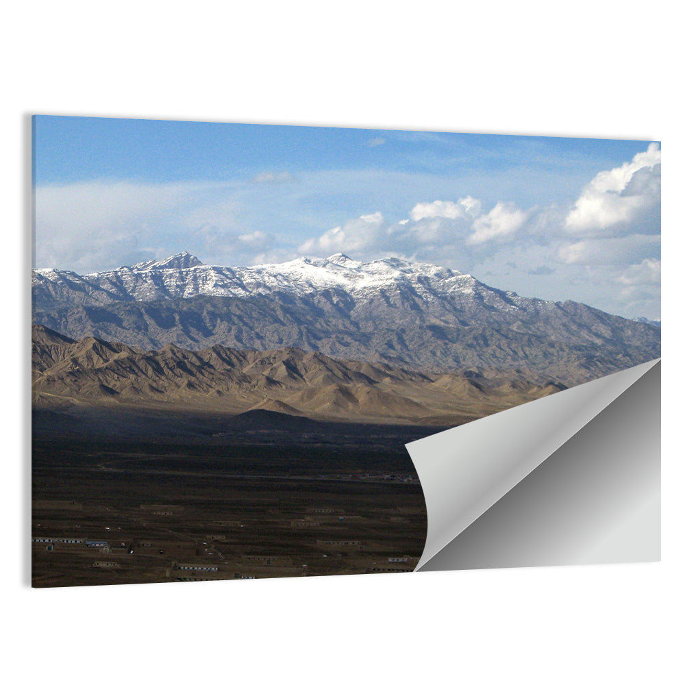 Snow-capped Afghan Mountains Wall Art