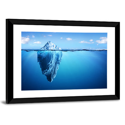 Split-level Iceberg Wall Art